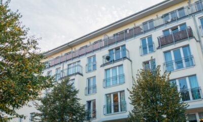 modern apartment complex