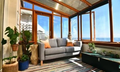 modern house windows