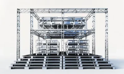 stage platform lift with slinky