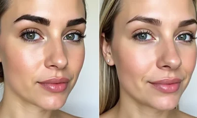 dermaplaning before and after