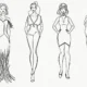 how to draw female figure